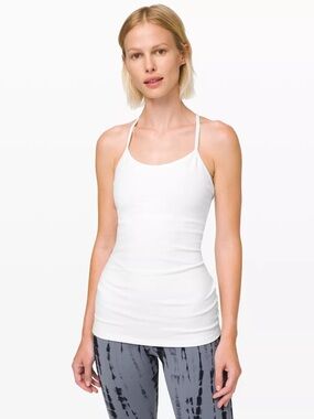 Lululemon Power Y Tank in White